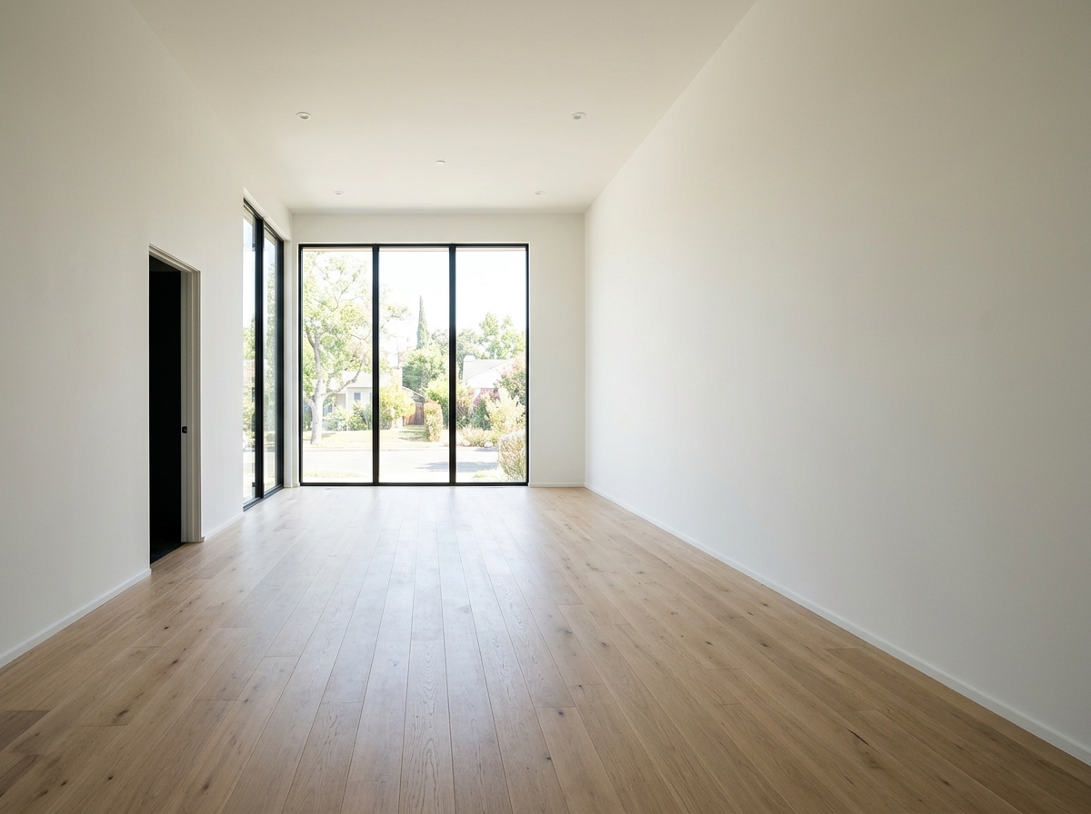 A shopper's own living room, uploaded in the browser